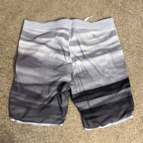 Men's Hurley Phantom Boardshorts, Gray/Black, 32, MBS0004460-06F - Picture 2 of 7